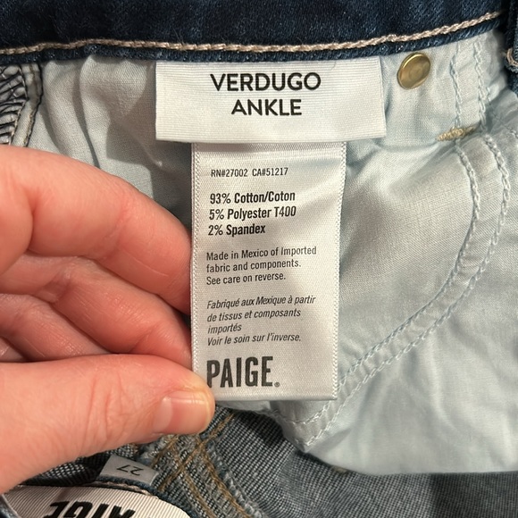 Paige Verdugo Ankle Mid Rise Skinny Jean - Picture 5 of 5